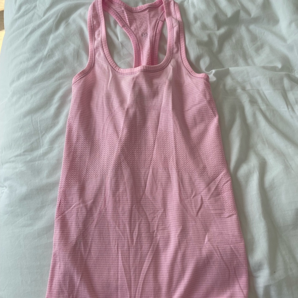 Lululemon Swiftly Tech Racerback Tank Top Pink - Size 4